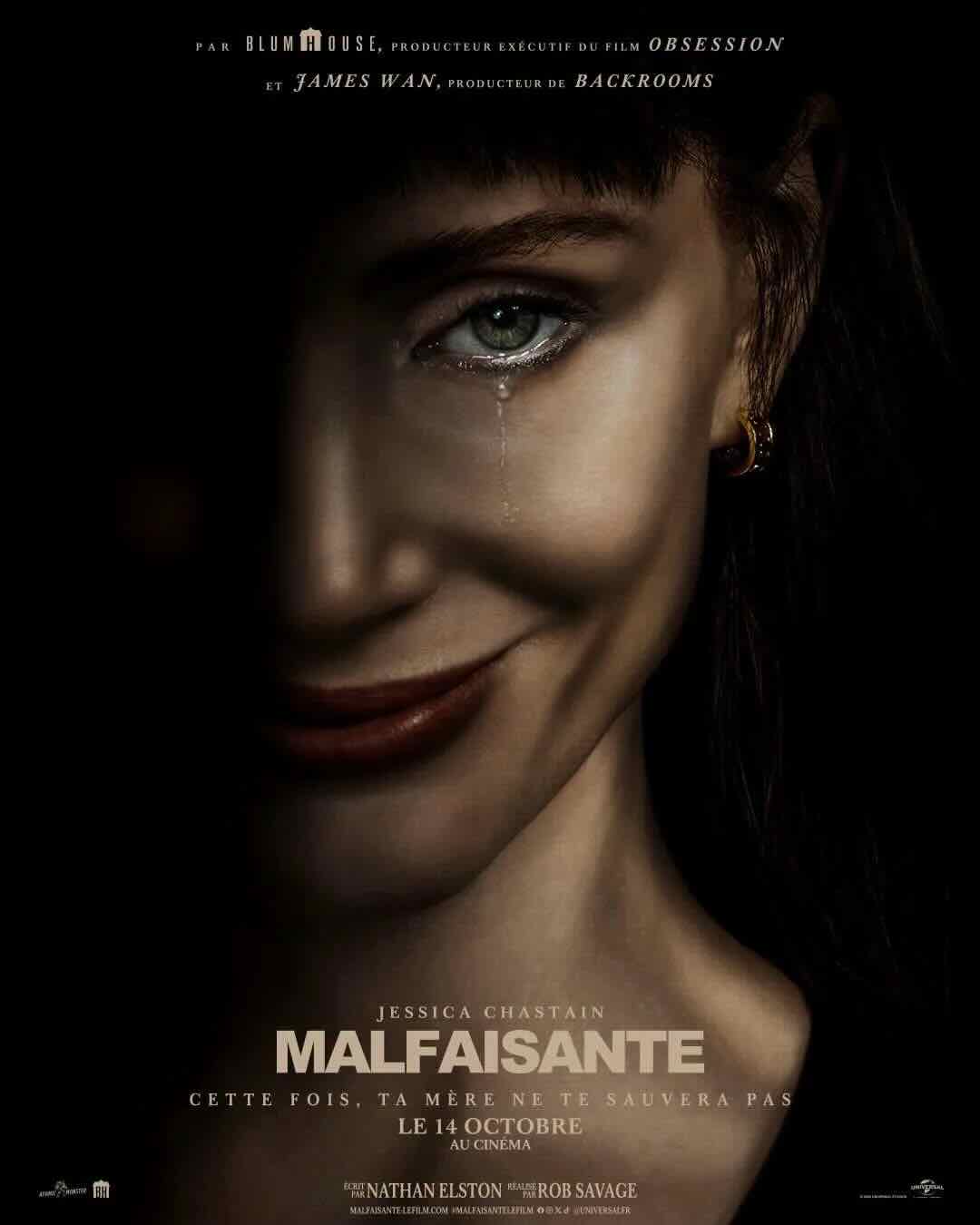  La bande-annonce de Malfaisante, le film d’horreur avec Jessica Chastain